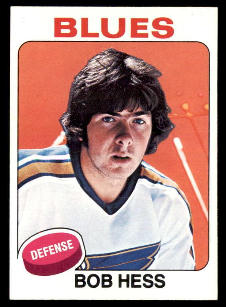 1975 Topps Hockey Bob Hess #264