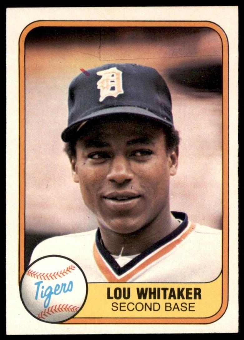 1981 Fleer Baseball Lou Whitaker #463