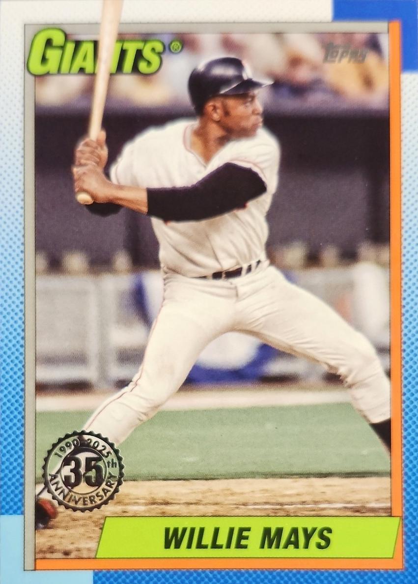 2025 Topps Baseball Willie Mays #T90-96