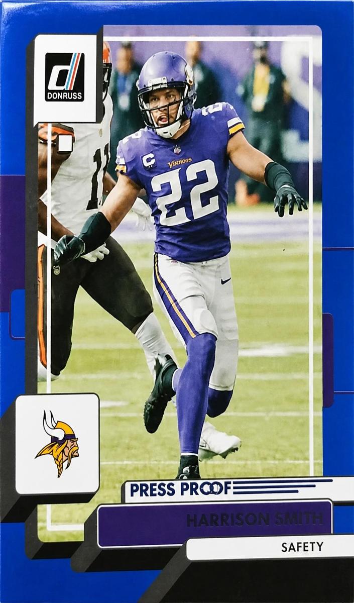 2022 Panini Donruss Football Press Proof Blue Harrison Smith #109