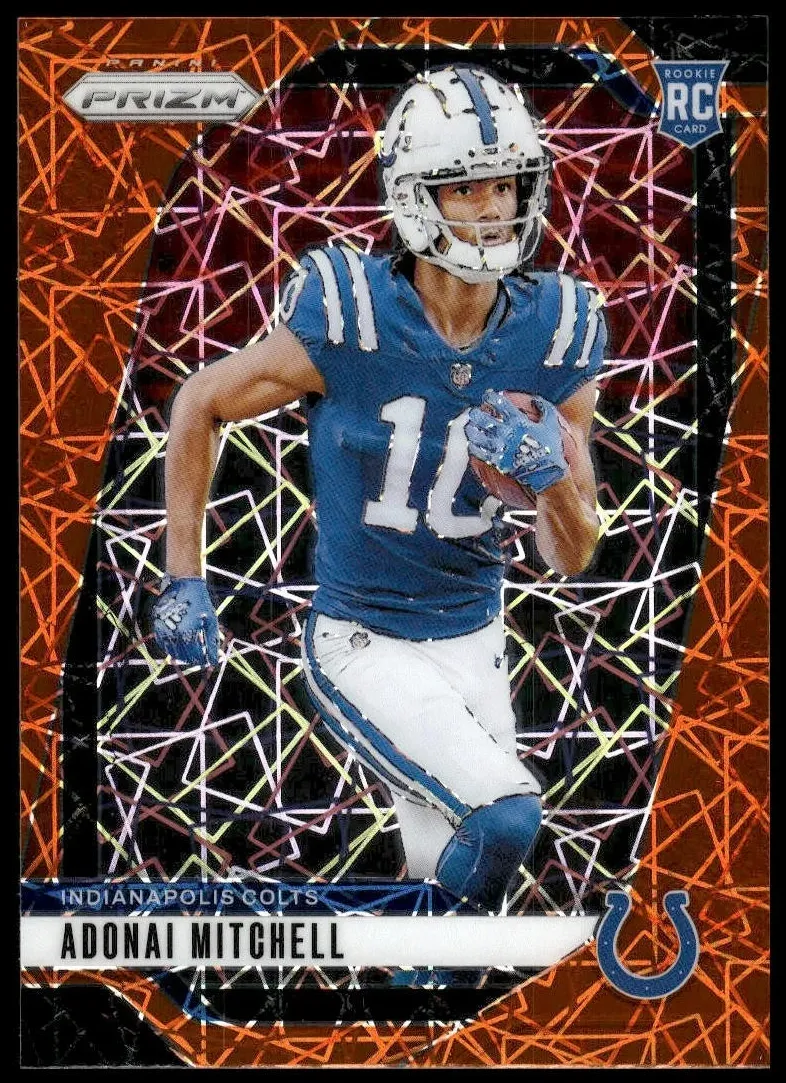 2024 Panini Prizm Football Lazer Adonai Mitchell #303