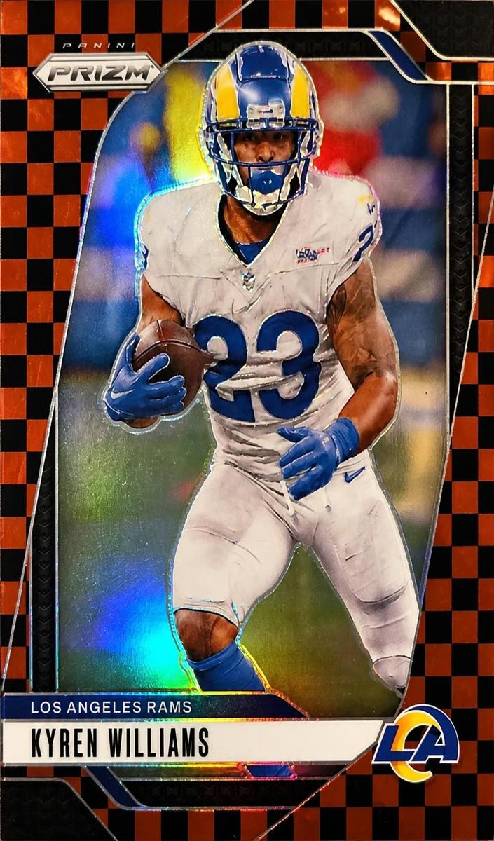 2024 Panini Prizm Football Black and Red Checker Kyren Williams #167 PSA 9