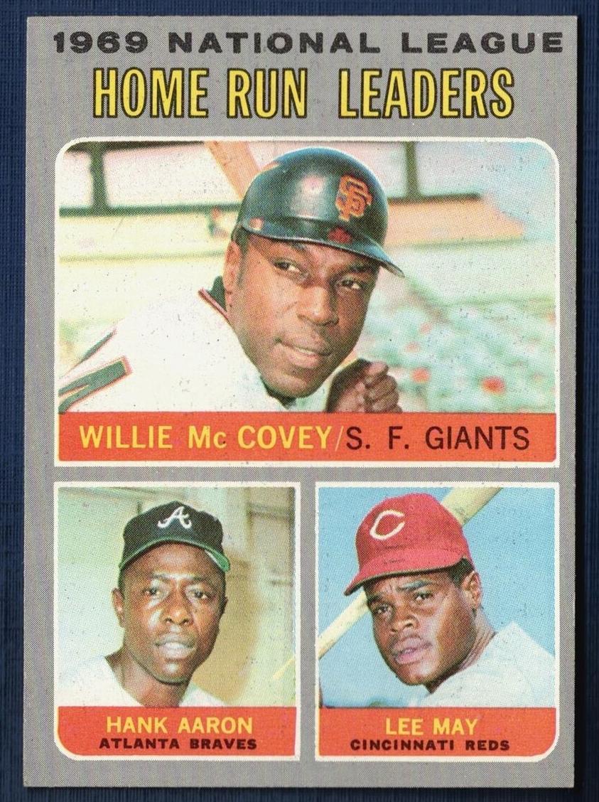 1970 Topps Baseball Hank Aaron #65 PSA 6.5
