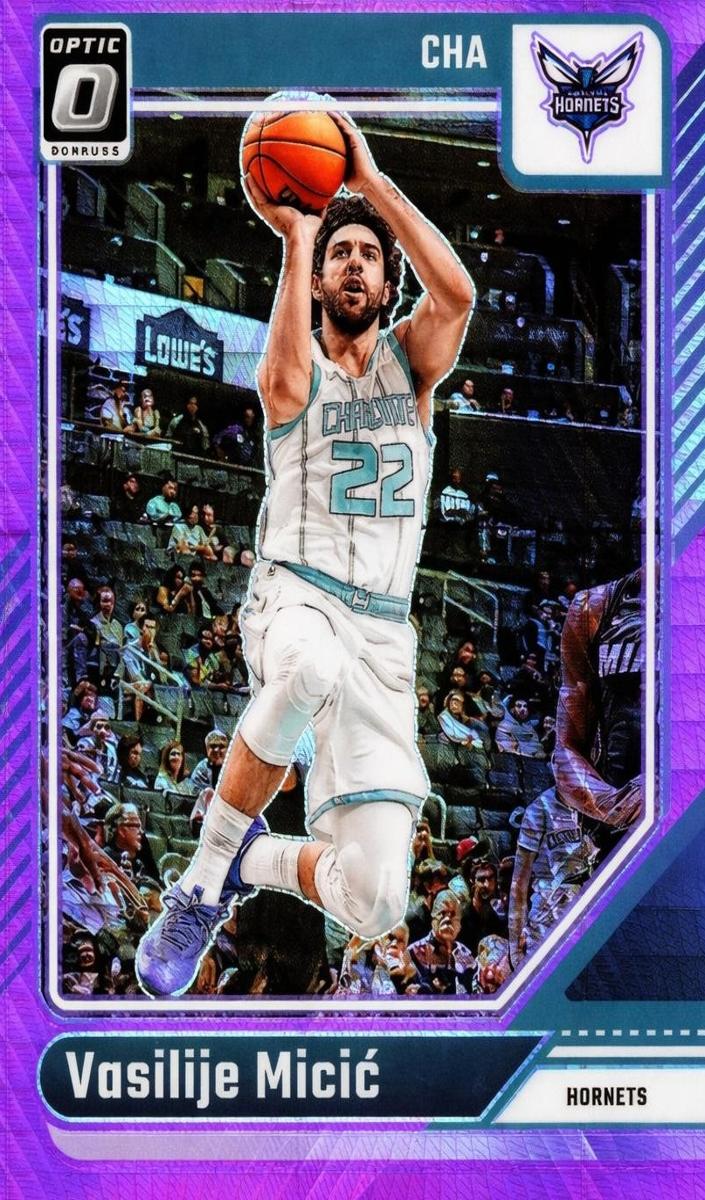 2024 Donruss Optic Basketball Hyper Pink Vasilije Micic #55