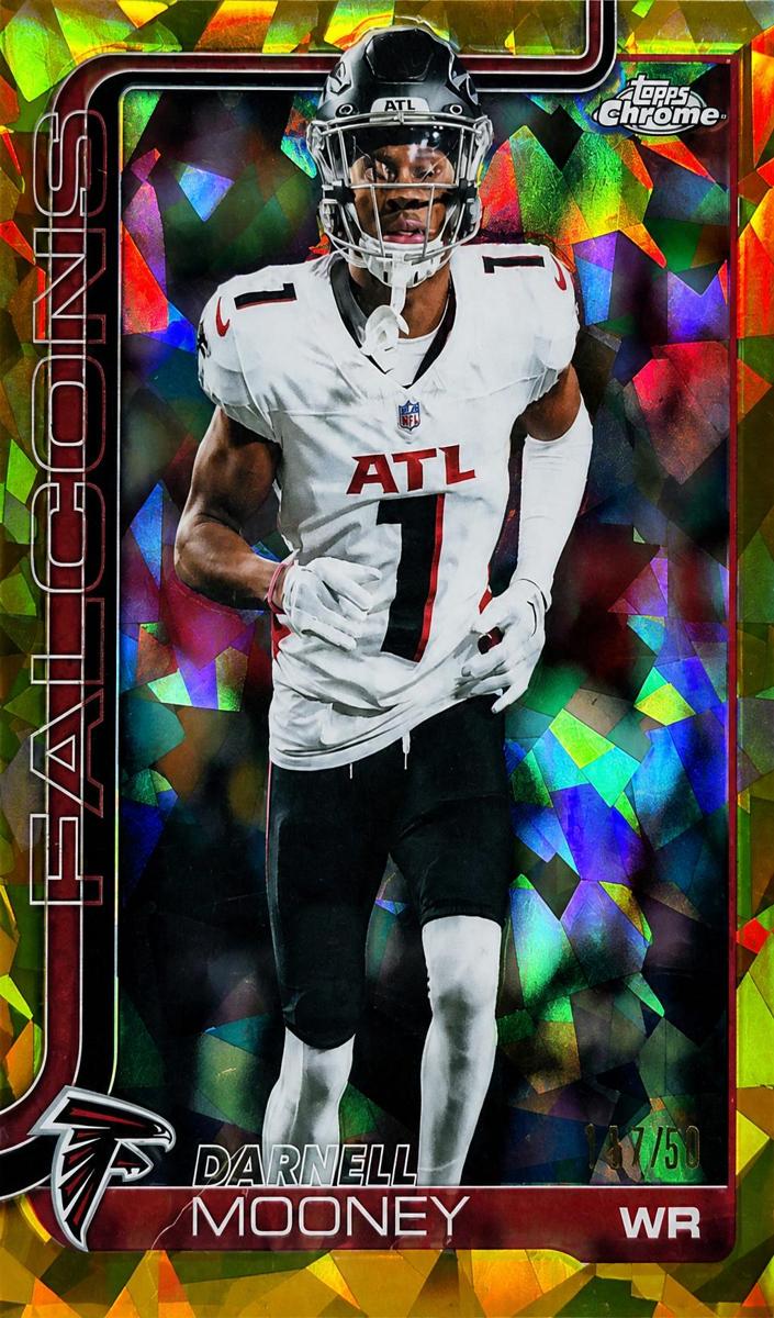 2025 Topps Chrome Sapphire Football Gold Darnell Mooney #11
