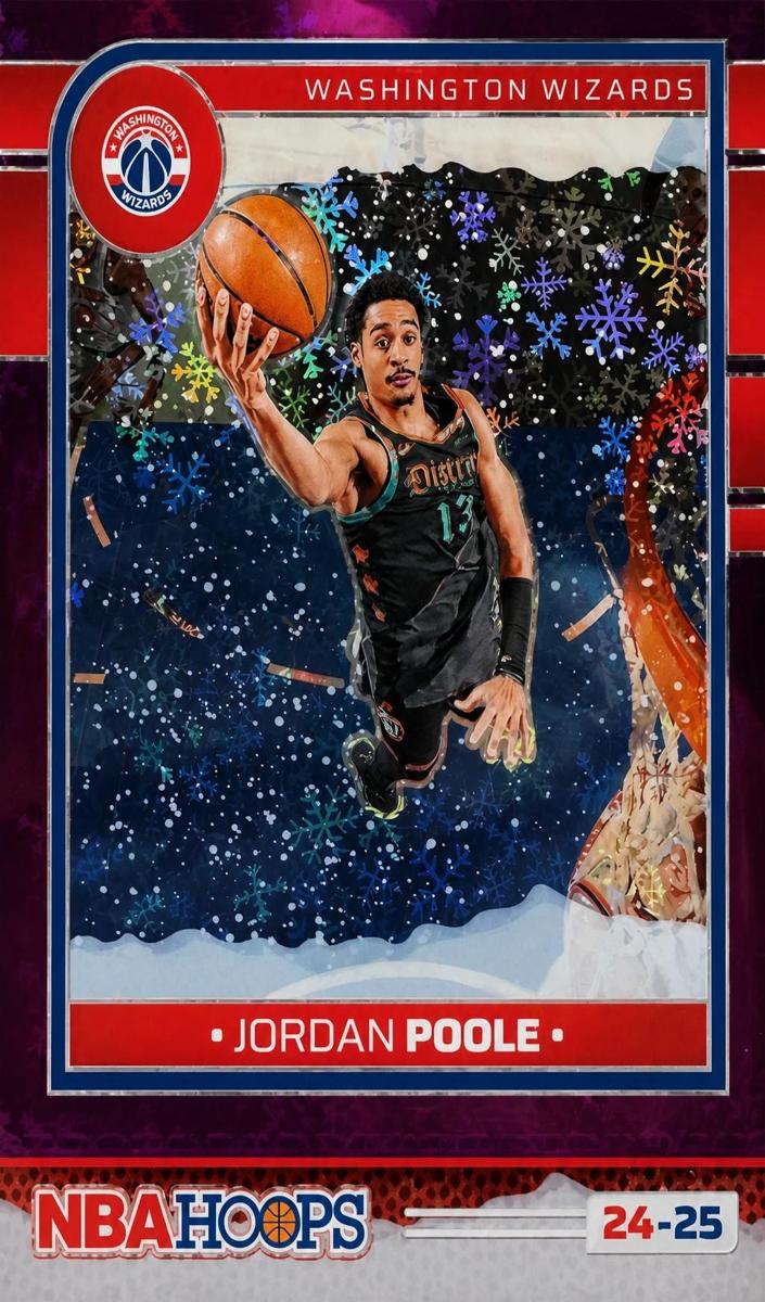 2024 Panini Hoops Basketball Purple Winter Jordan Poole #190