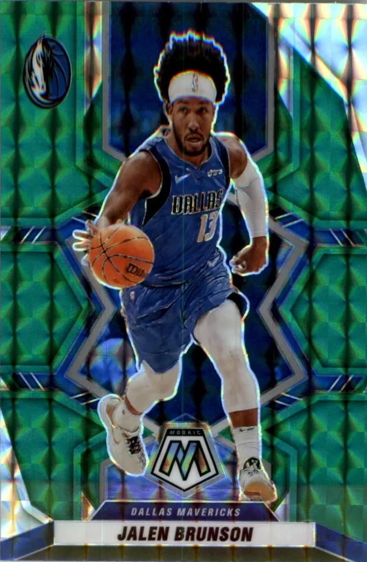 2021 Panini Mosaic Basketball Green Jalen Brunson #117
