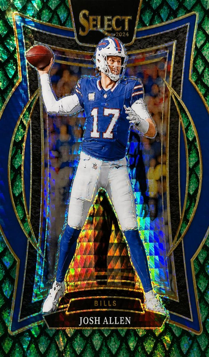 2024 Panini Select Football Dragon Scale Josh Allen #34