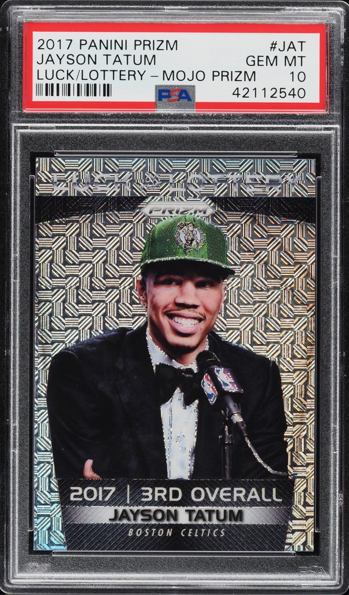 2017 Panini Prizm Basketball Prizm Mojo Jayson Tatum #3 PSA 10