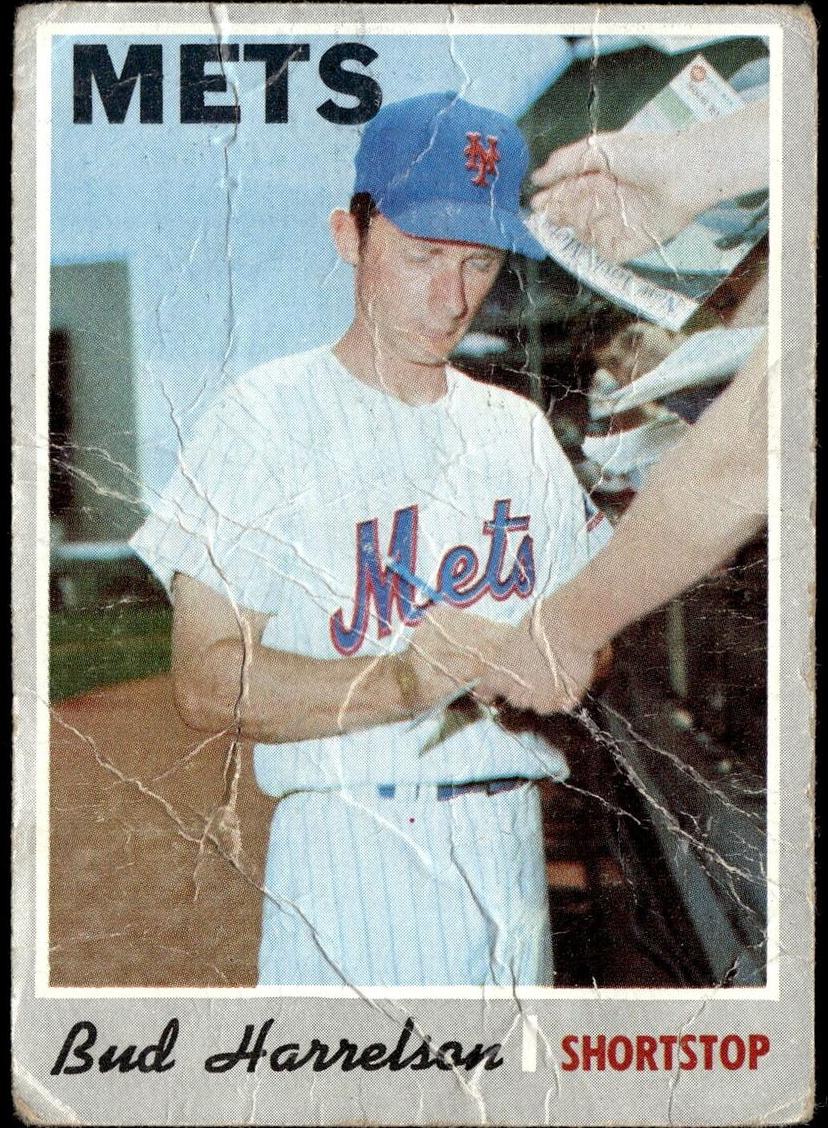 1970 Topps Baseball Bud Harrelson #634 PSA 8