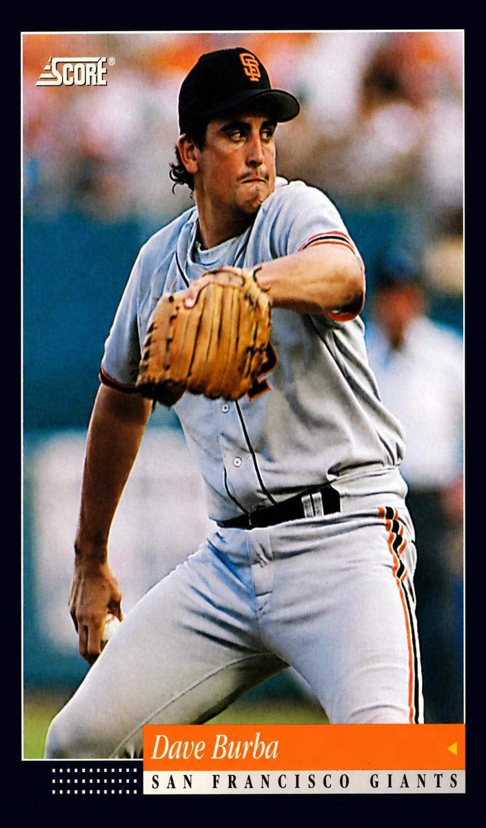 1994 Score Baseball Dave Burba #219