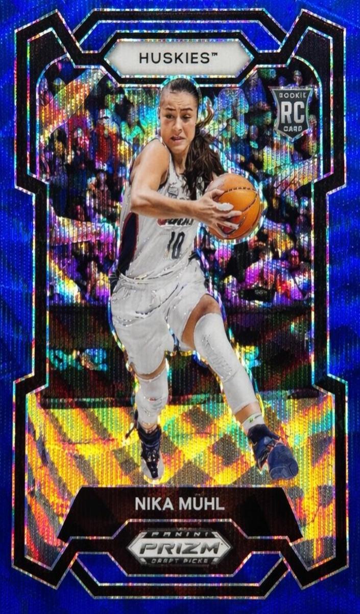 2024 Panini Prizm Draft Picks Basketball Blue Nika Muhl #15 CGC 10