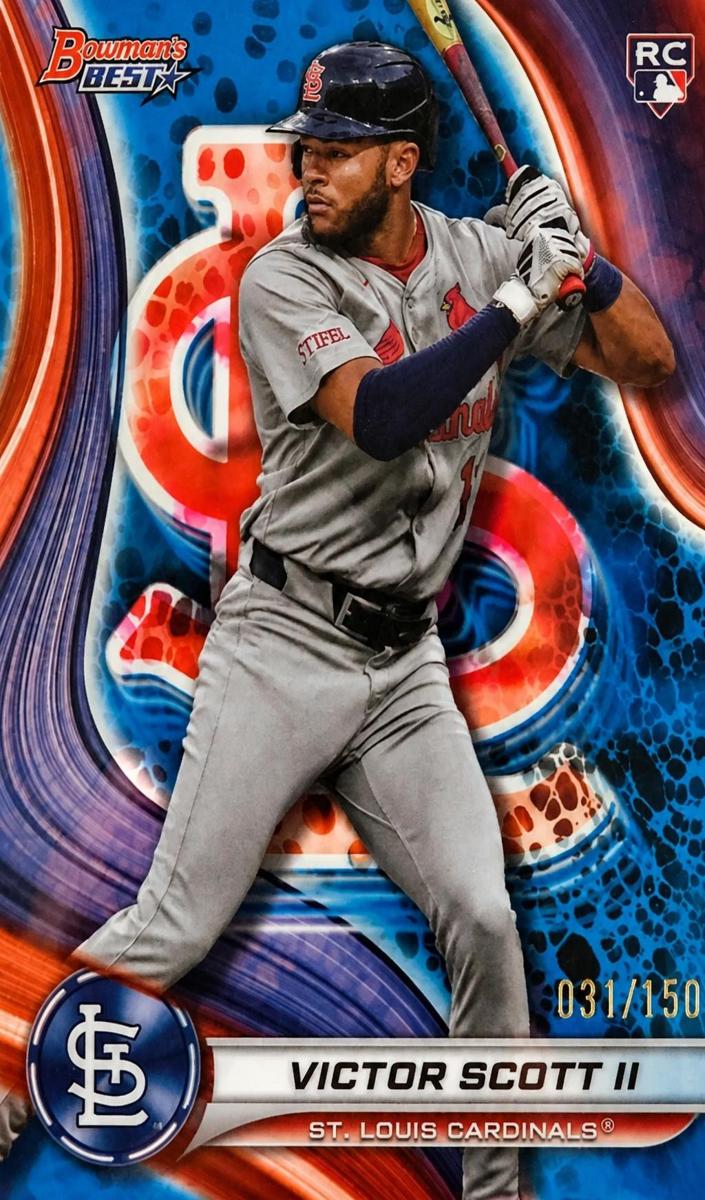 2024 Bowman's Best Baseball Blue Victor Scott II #61