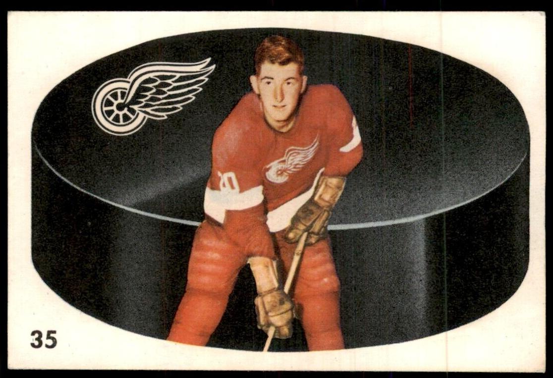 1962 Parkhurst Hockey Len Lunde #35 PSA 8.5