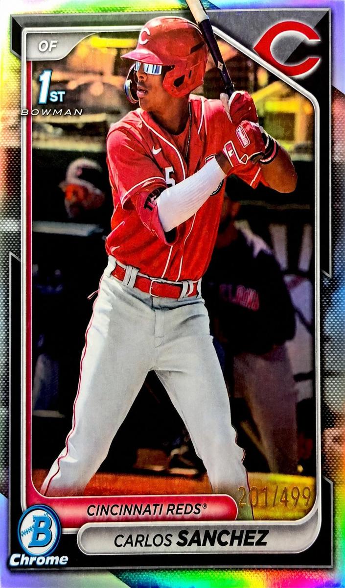 2024 Bowman Chrome Prospects Baseball Refractor Carlos Sanchez #BCP-25