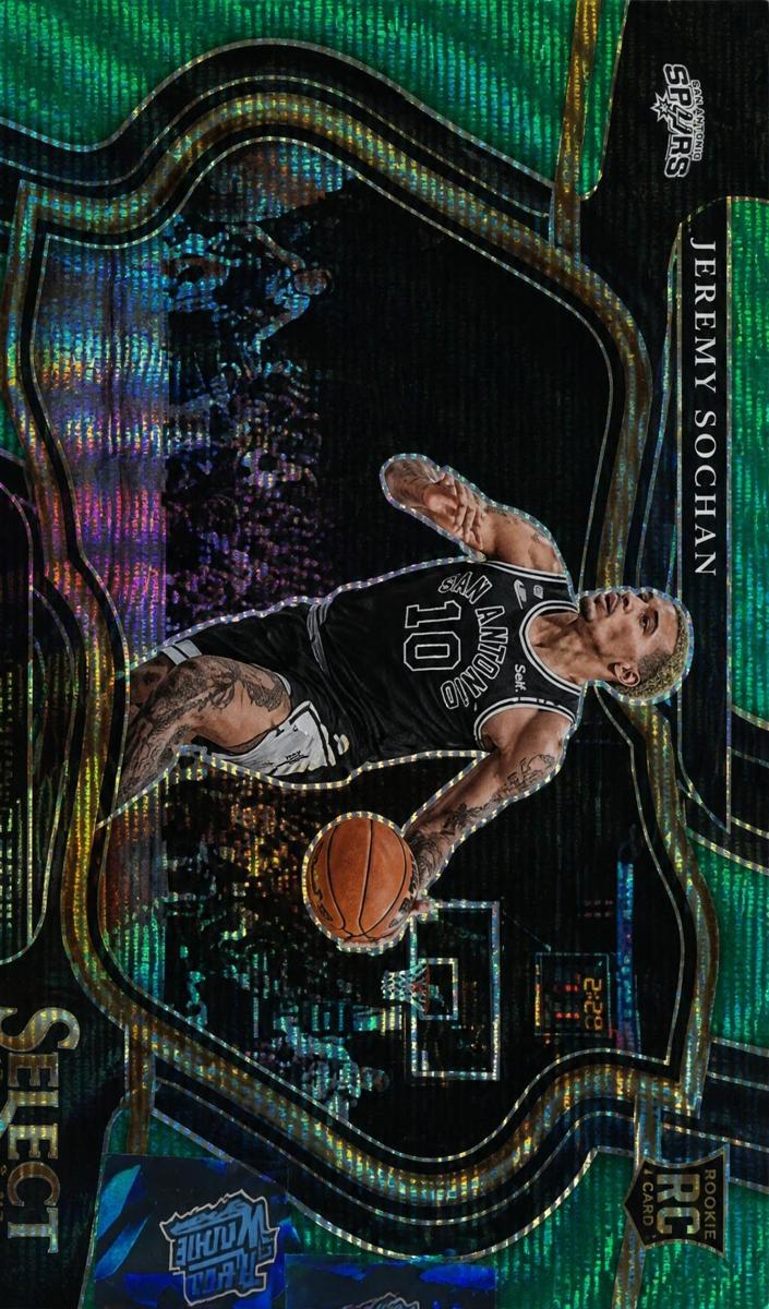 2022 Panini Select Basketball Green Wave Jeremy Sochan #290 SGC 9.5