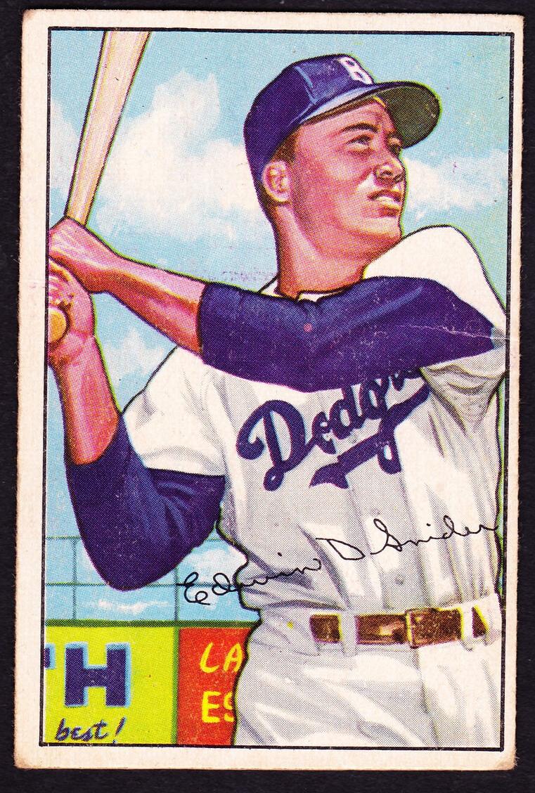 1952 Bowman Baseball Duke Snider #116 PSA 5.5