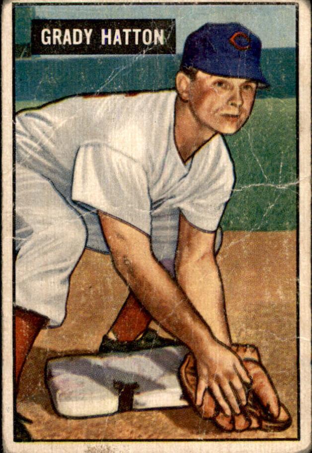 1951 Bowman Baseball Grady Hatton #47