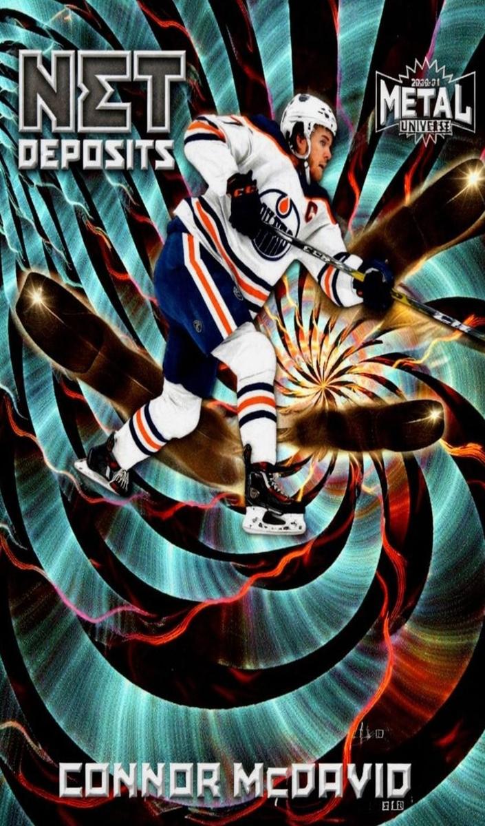 2020 Skybox Metal Universe Hockey Connor McDavid #ND-19