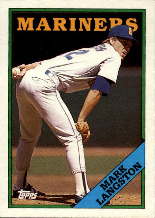 1988 Topps Baseball Mark Langston #80 PSA 9