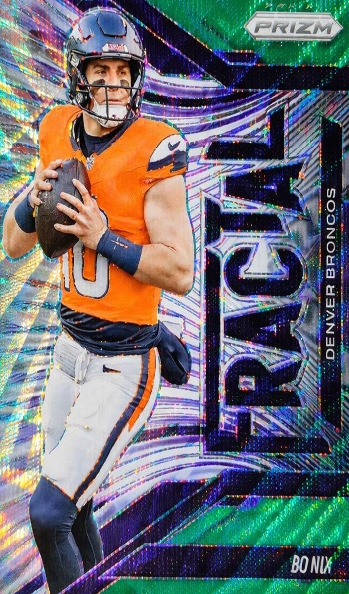 2025 Panini Prizm Football Green Bo Nix #13