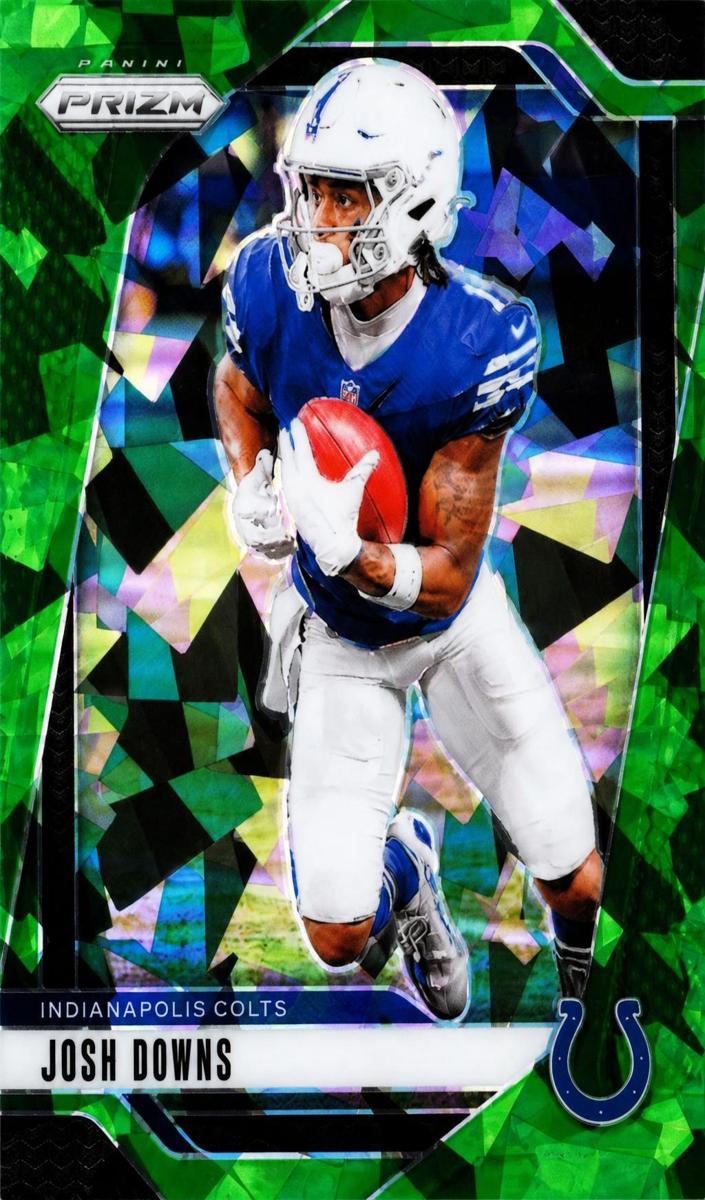2024 Panini Prizm Football Green Ice Josh Downs #122