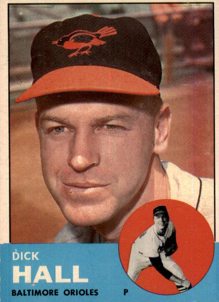 1963 Topps Baseball Dick Hall #526