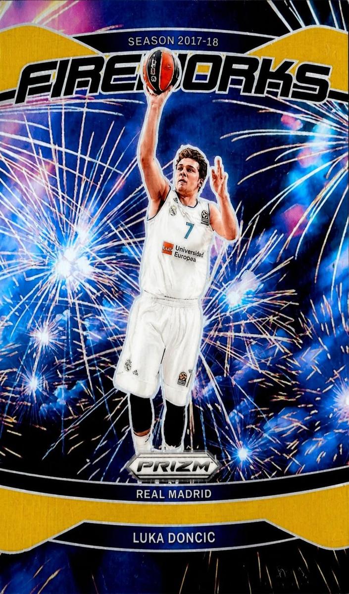 2024 Panini Prizm Turkish Airlines EuroLeague Basketball Gold Luka Doncic #10