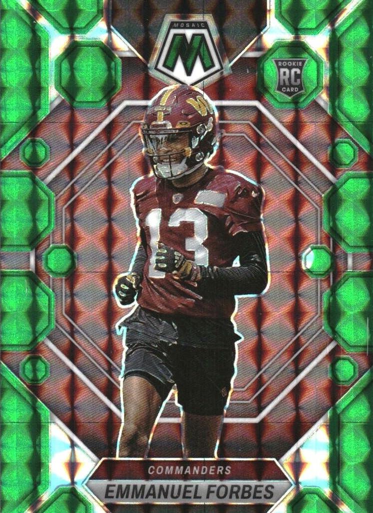 2023 Panini Mosaic Football Green Emmanuel Forbes #319