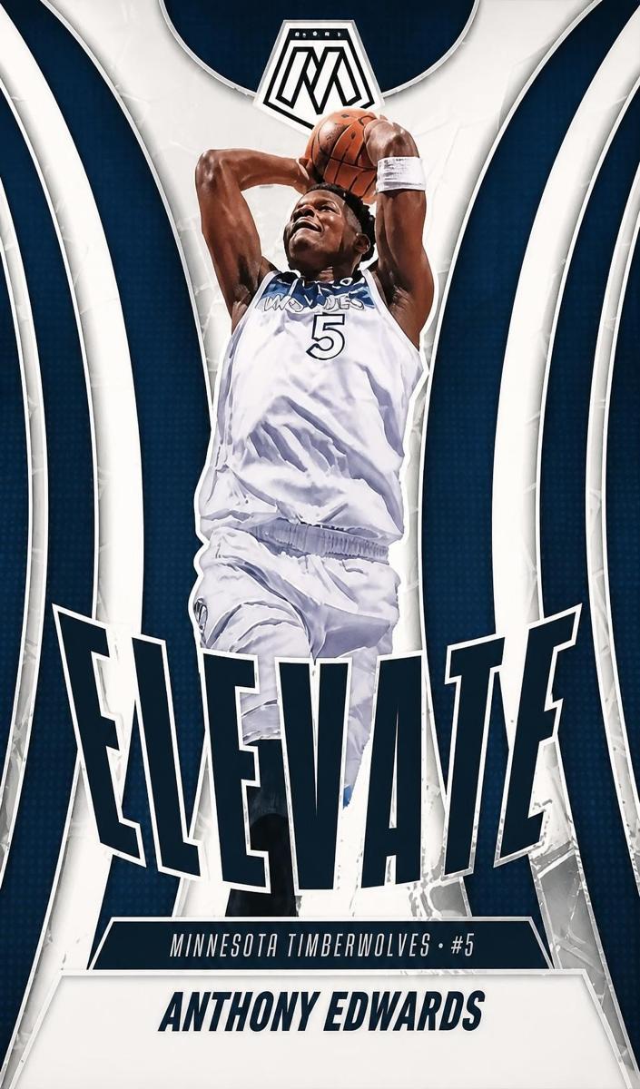 2024 Panini Mosaic Basketball Anthony Edwards #3 PSA 10