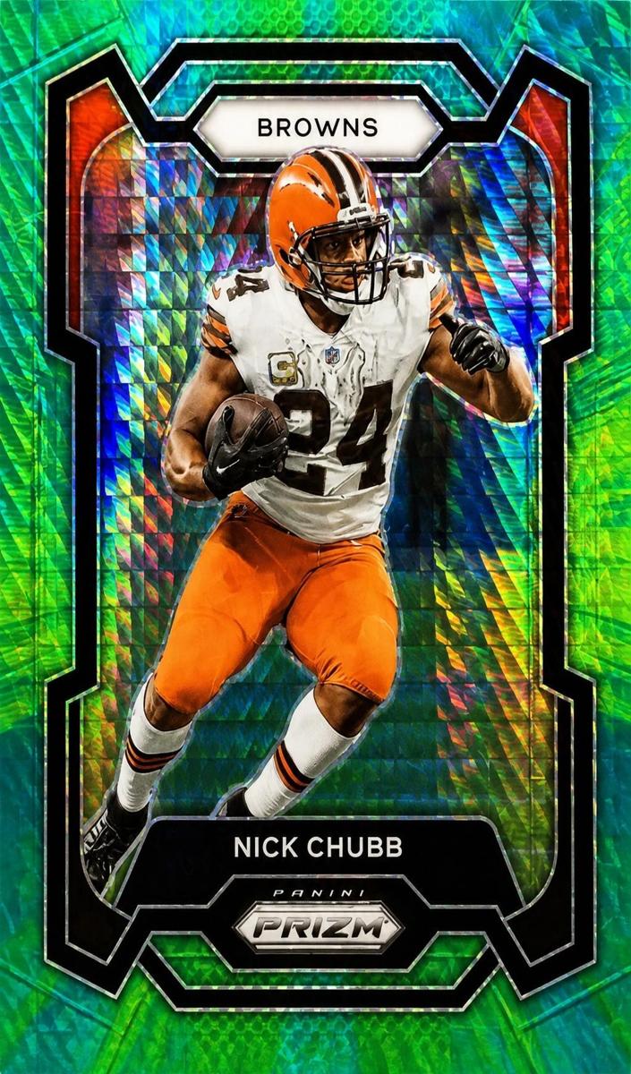 2023 Panini Prizm Football Hyper Nick Chubb #69