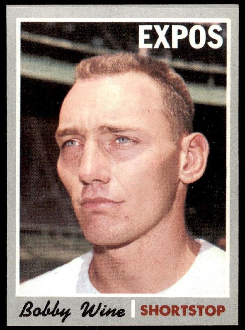 1970 Topps Baseball Bobby Wine #332