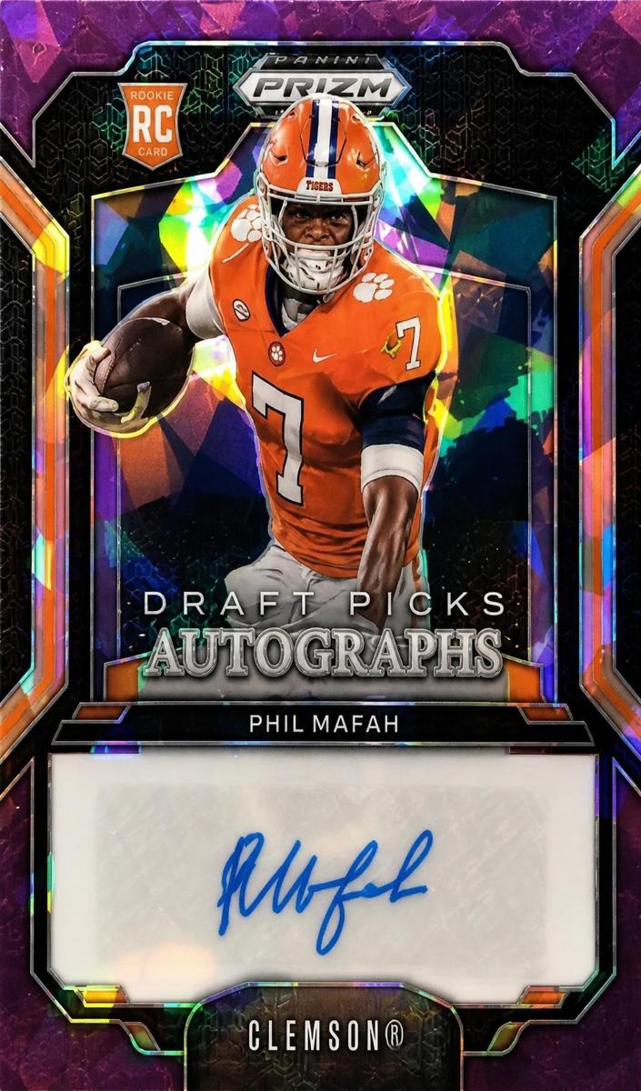 2025 Panini Prizm Draft Picks Football Purple Ice Phil Mafah #DPA-PMH