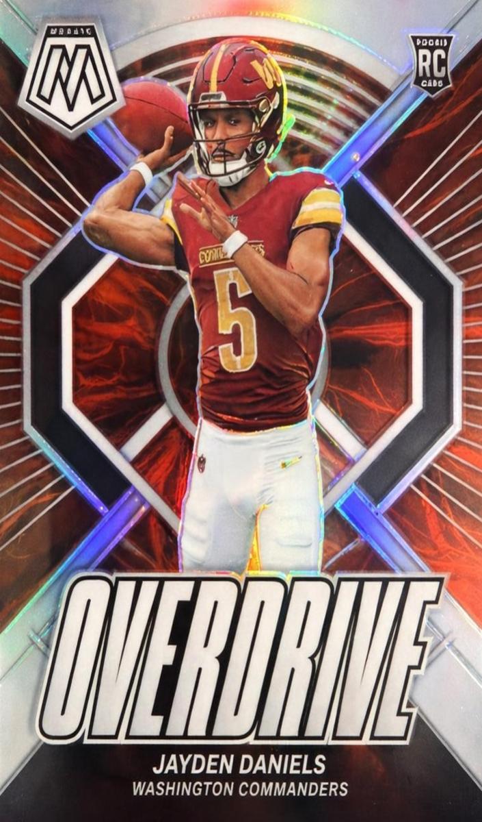 2024 Panini Mosaic Football Silver Jayden Daniels #5