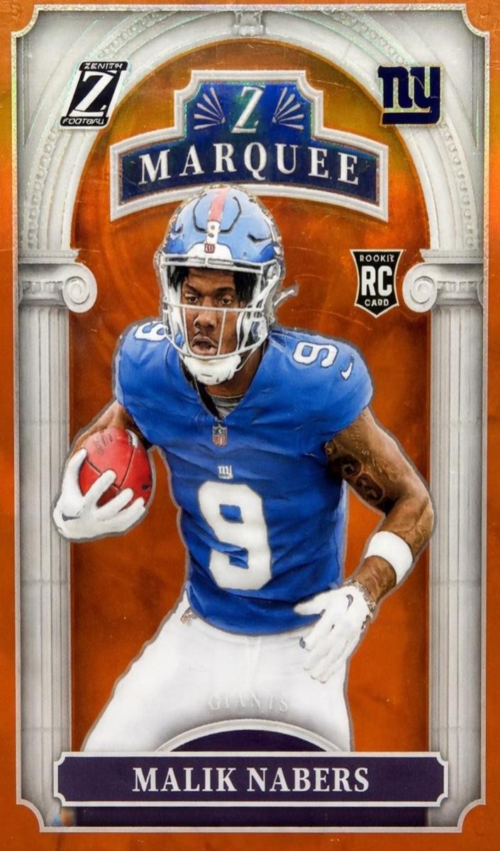 2024 Panini Zenith Football Orange Malik Nabers #6