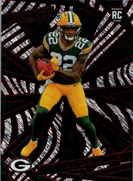 2025 Panini Revolution Football Red Swirl Matthew Golden #228