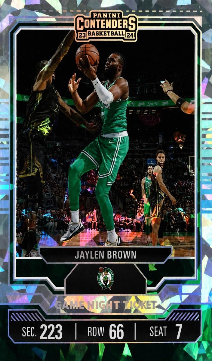 2023 Panini Contenders Basketball Cracked Ice Jaylen Brown #4