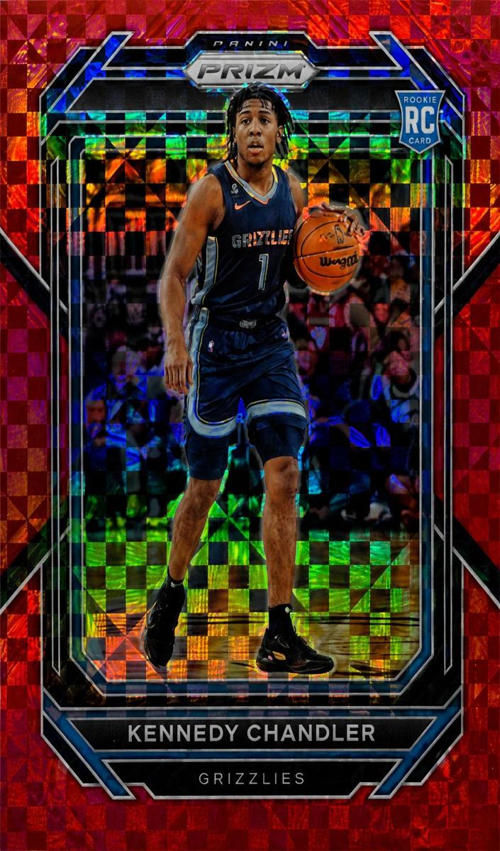 2022 Panini Prizm Basketball Red Power Kennedy Chandler #235 PSA 9