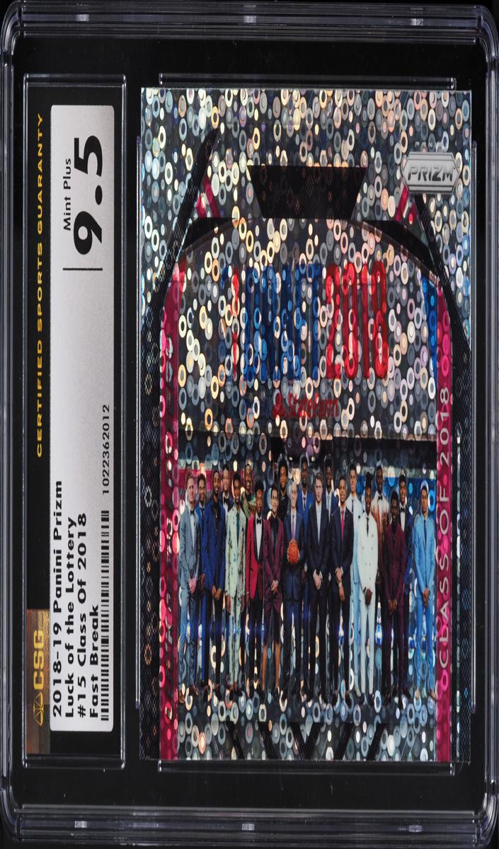 2018 Panini Prizm Basketball Fast Break Class of 2018 #15 PSA 9