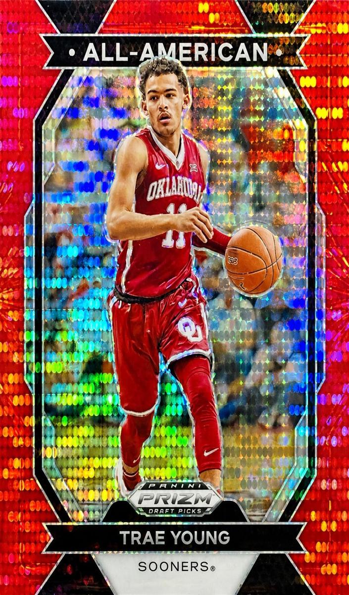 2024 Panini Prizm Draft Picks Basketball Red Pulsar Trae Young #2