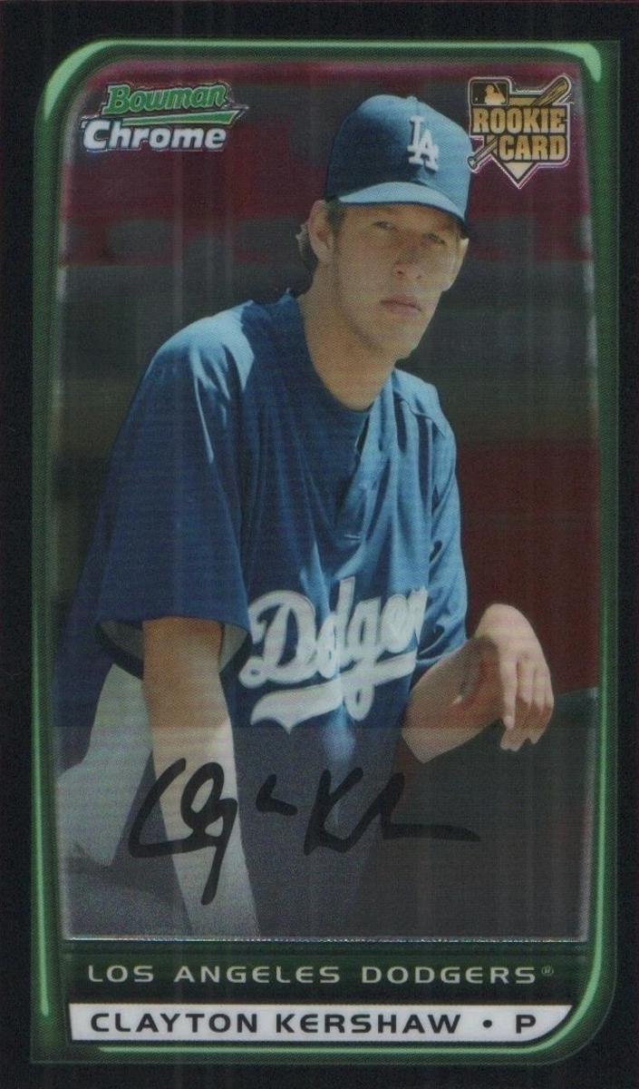 2008 Bowman Chrome Draft Baseball Clayton Kershaw #BDP26