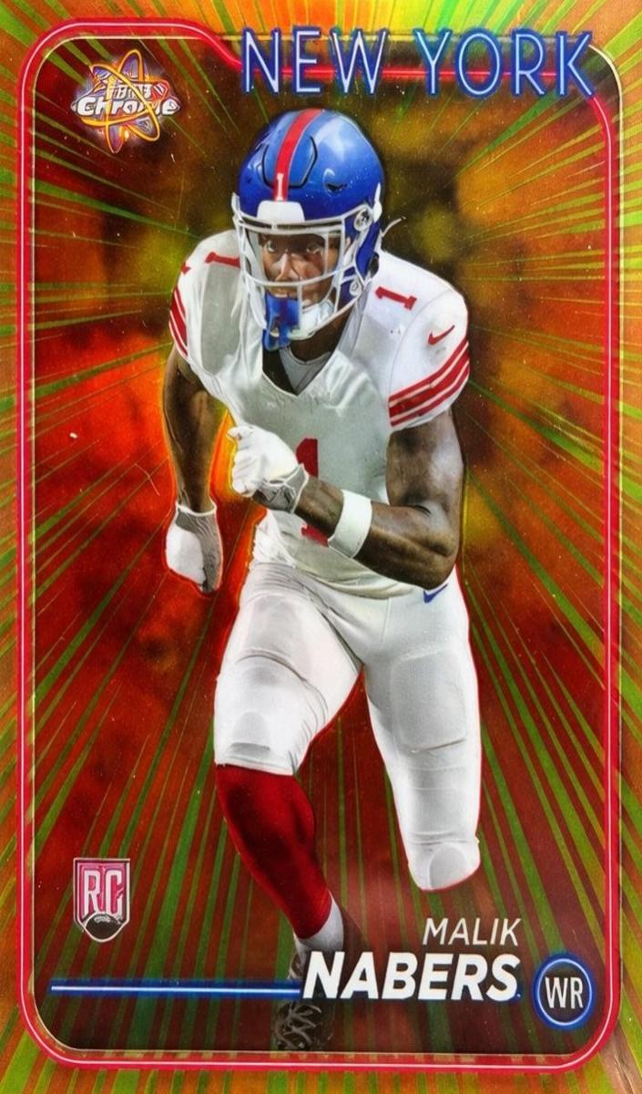 2024 Topps Chrome Football Malik Nabers #RR-9