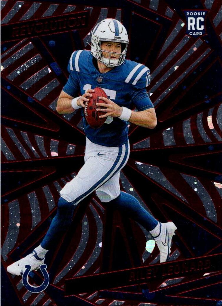 2025 Panini Revolution Football Red Cosmo Riley Leonard #237