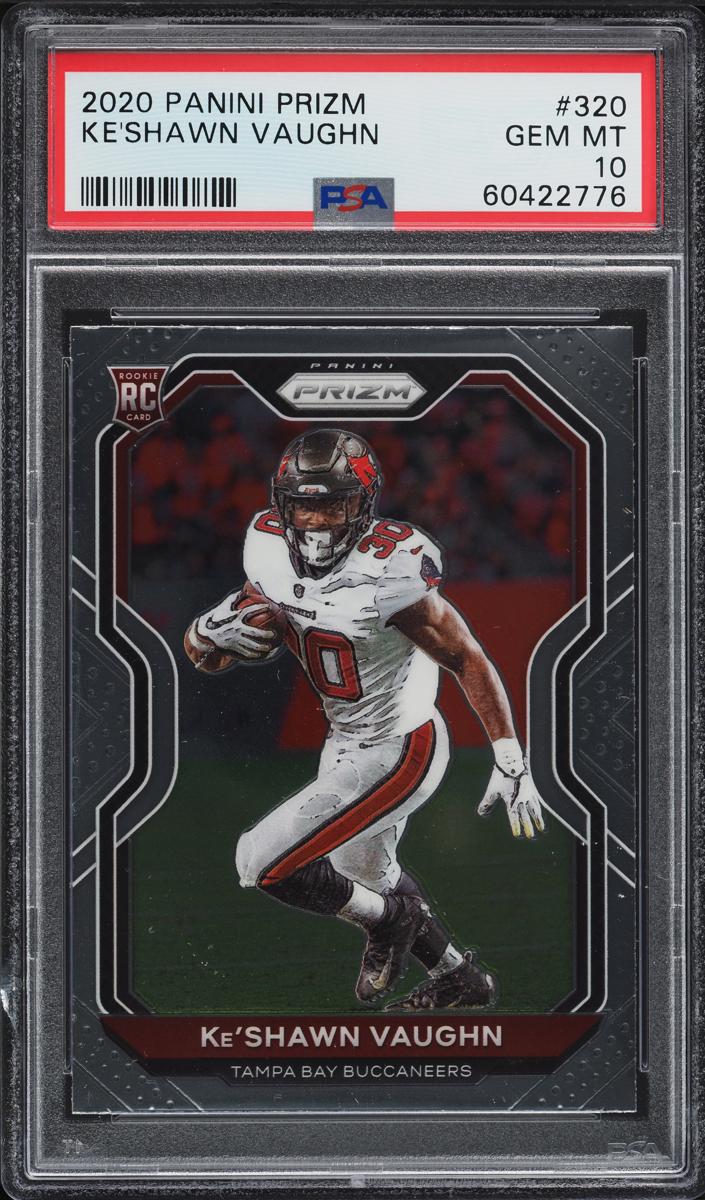 2020 Panini Prizm Football Ke'Shawn Vaughn #320 PSA 10