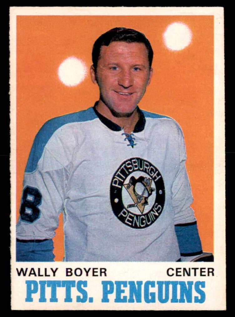 1970 O-Pee-Chee Hockey Wally Boyer #203