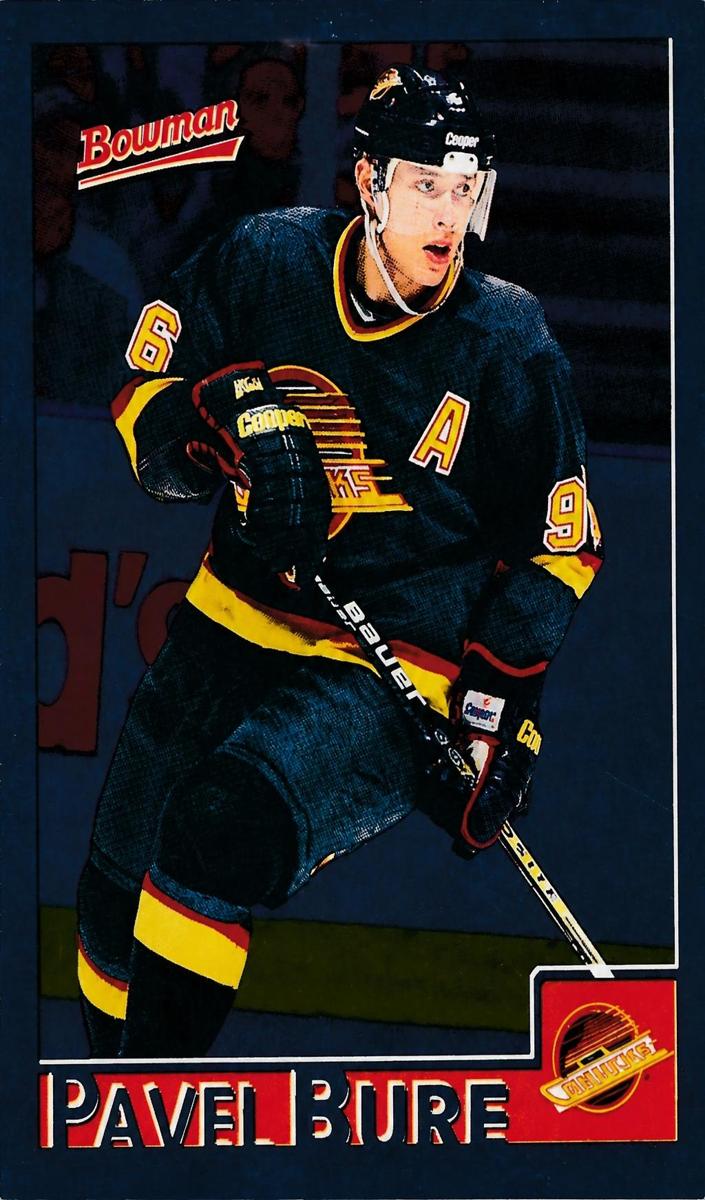 1995 Bowman Hockey Foil Pavel Bure #65