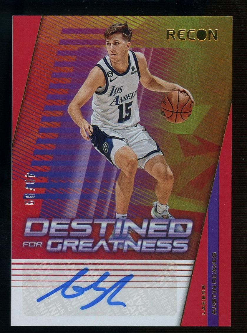 2022 Panini Recon Basketball Austin Reaves #DGS-ARV