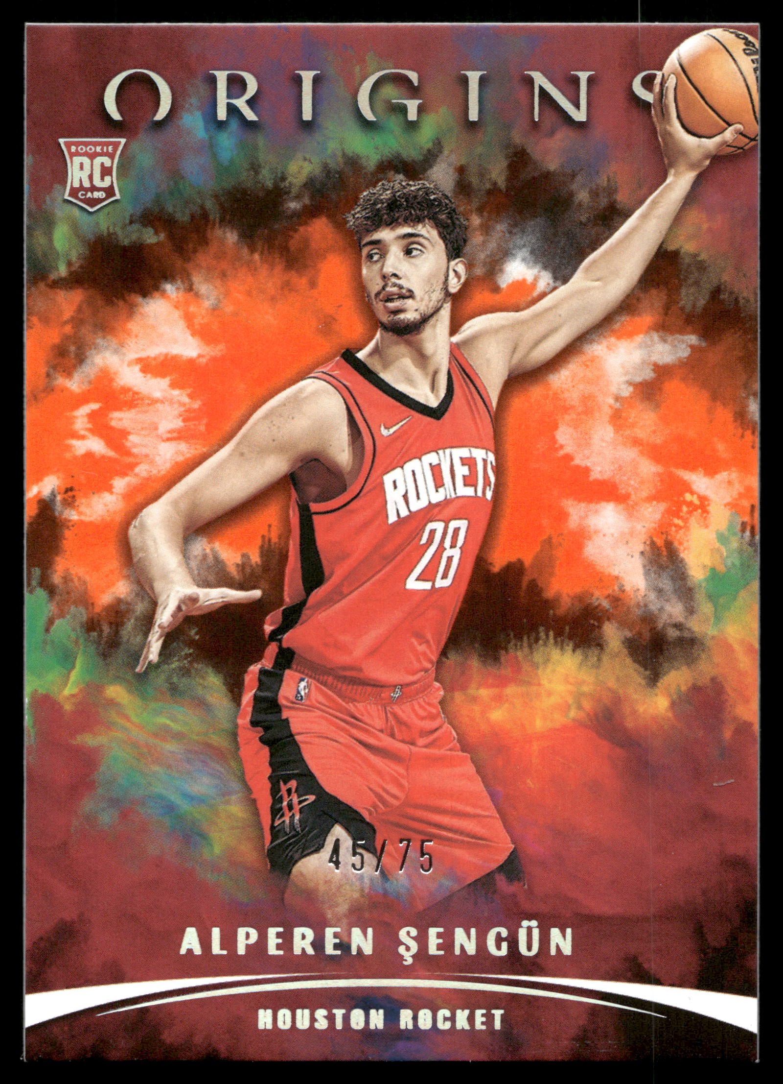 2021 Panini Origins Basketball Orange Alperen Sengun #66 BGS 8.5