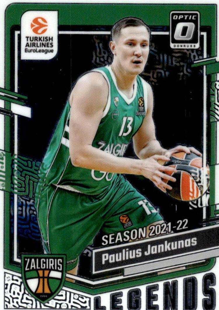 2023 Donruss Turkish Airlines EuroLeague Basketball Paulius Jankunas #195