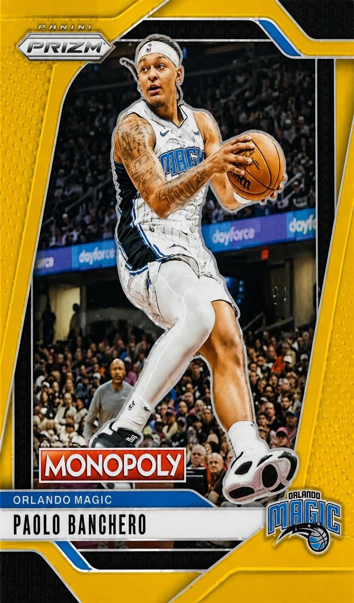 2024 Panini Prizm Monopoly Basketball Gold Paolo Banchero #46